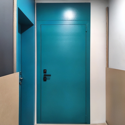 Бирюзовая дверь МДФ в квартиру Бирюзовая дверь МДФ в квартиру